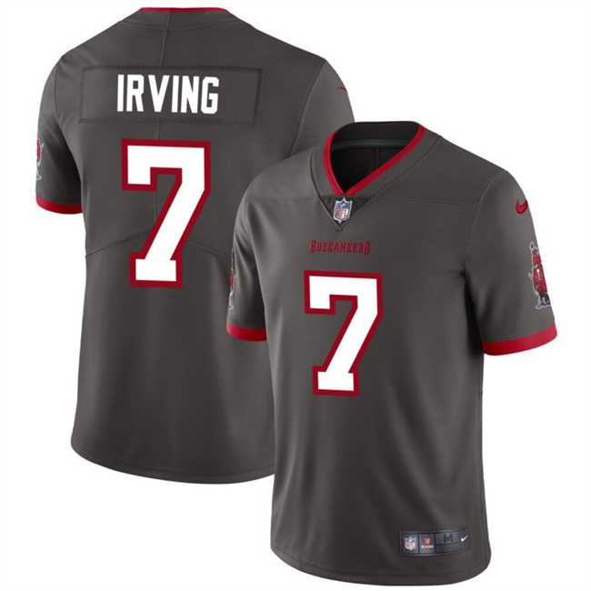 Men & Women & Youth Tampa Bay Buccaneers #7 Bucky Irving Grey Vapor Limited Stitched Jersey->tampa bay buccaneers->NFL Jersey